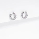 Silver Lucky Horseshoe Earring - Pure Apotheca