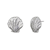 Silver Marine Scallop Earring - Pure Apotheca