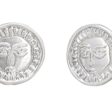 Silver Noble Coin Earring - Pure Apotheca
