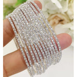 Silver Pearl CZ Tennis Bracelet - Pure Apotheca