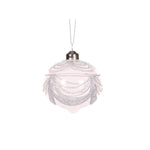 SILVER SCALLOPED GLITTERED ONION BAUBLE - Pure Apotheca
