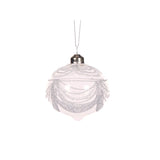 SILVER SCALLOPED GLITTERED ONION BAUBLE - Pure Apotheca