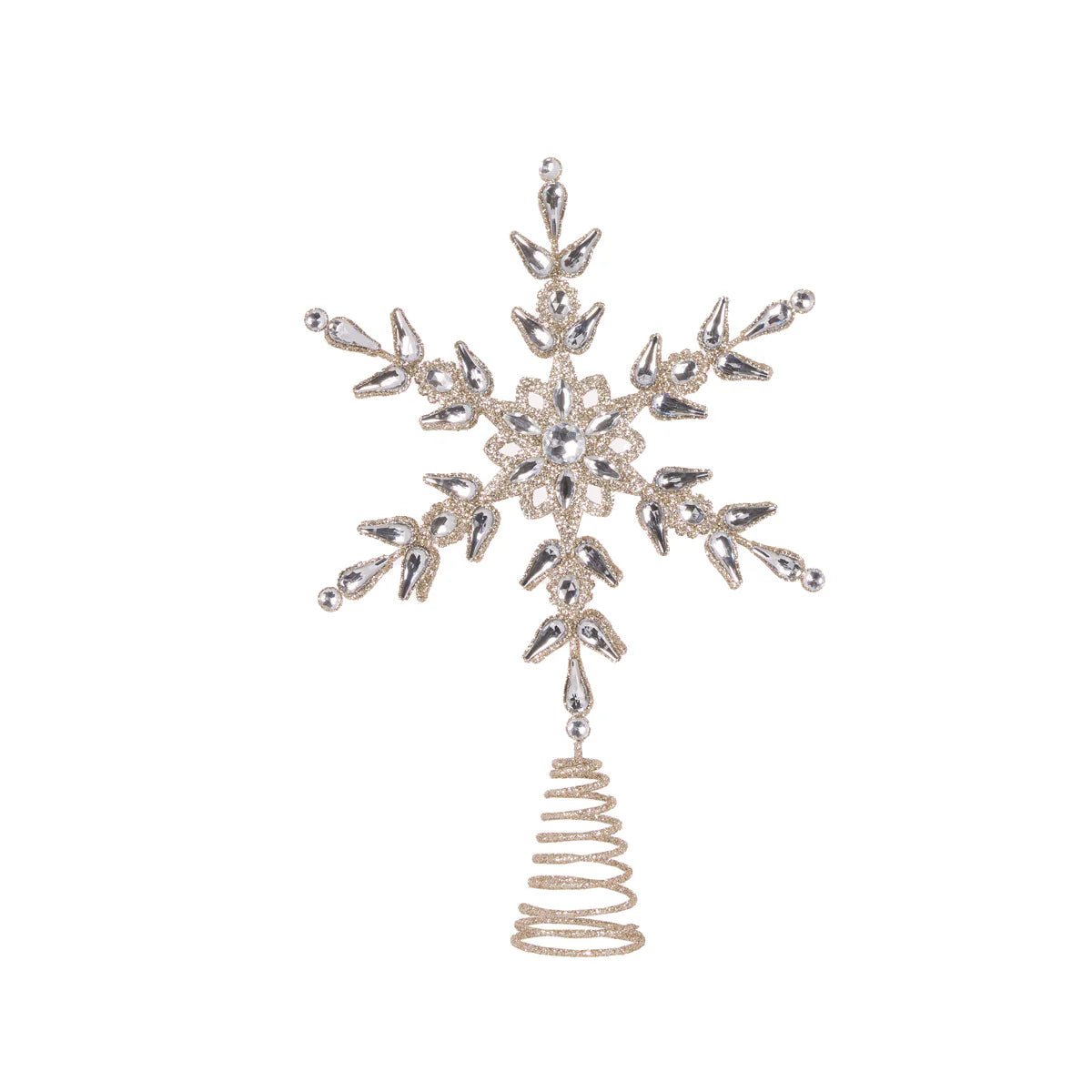 SILVER SNOWFLAKE TREE TOPPER - Pure Apotheca