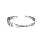Silver Twist Cuff - Pure Apotheca