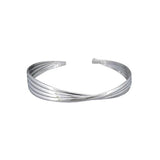 Silver Twist Cuff - Pure Apotheca