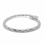 Silver Twisted Wrap Bracelet - Pure Apotheca