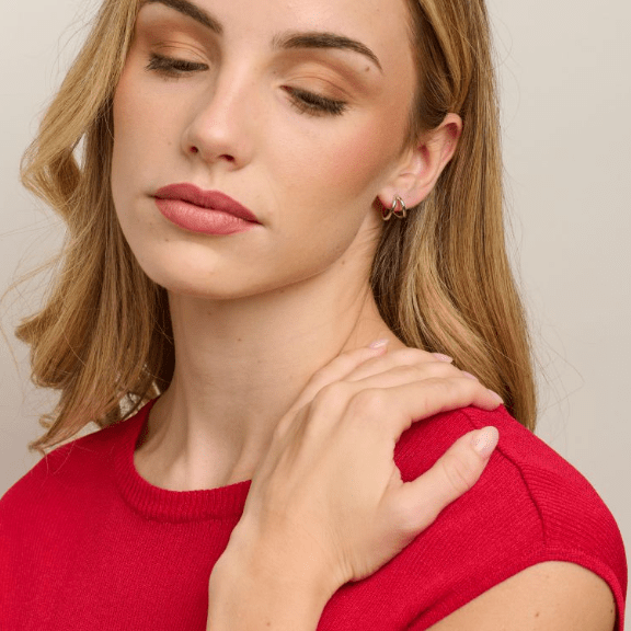 Silver Viola Hoops - Pure Apotheca