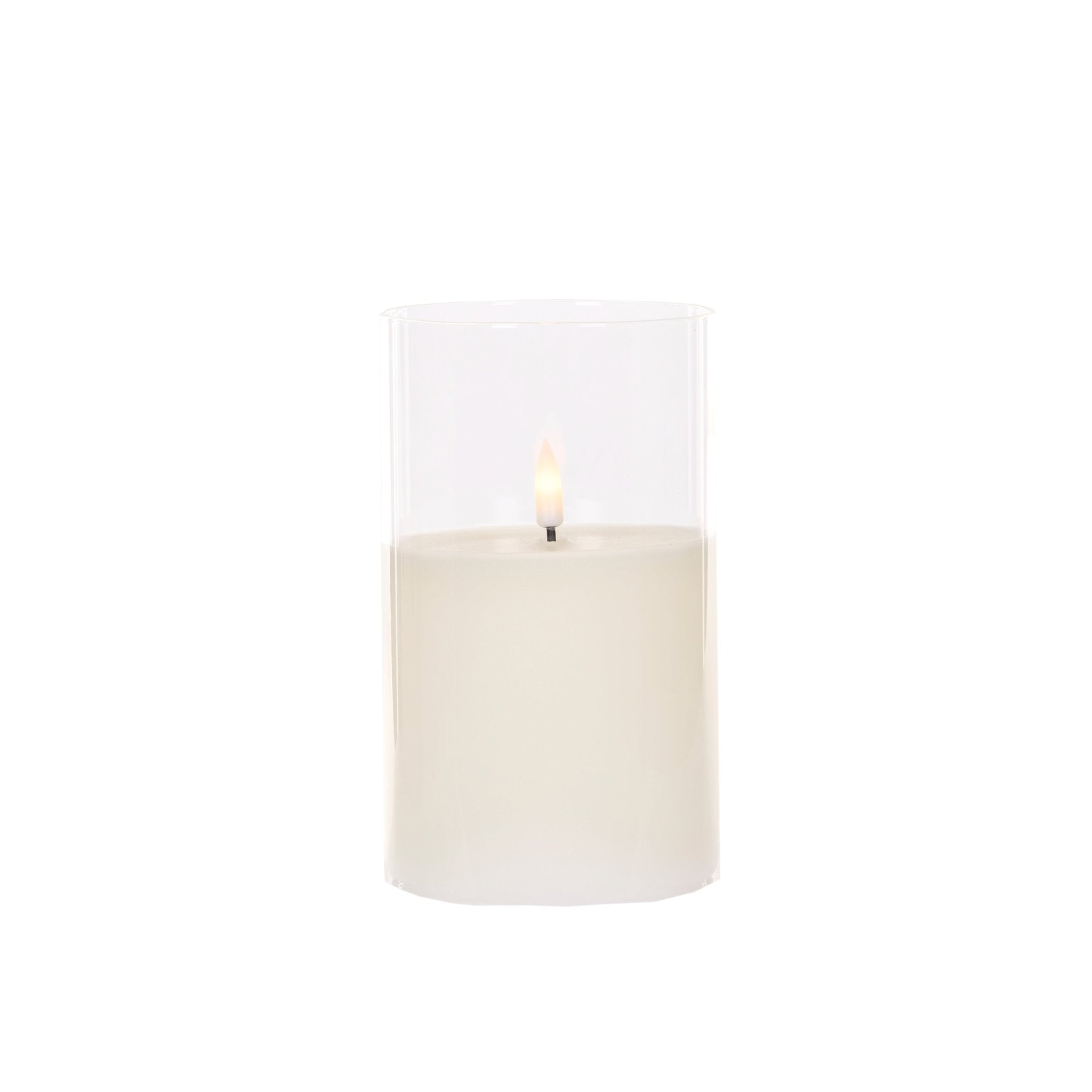 SINGLE FLAME LED GLASS CANDLE - Pure Apotheca