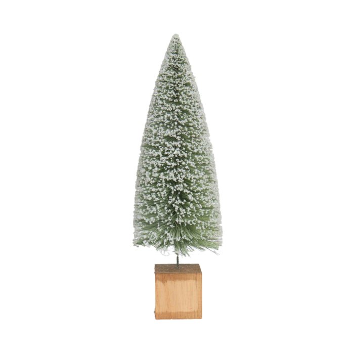 SISAL GREEN TREE ON SQUARE WOODEN BASE - Pure Apotheca