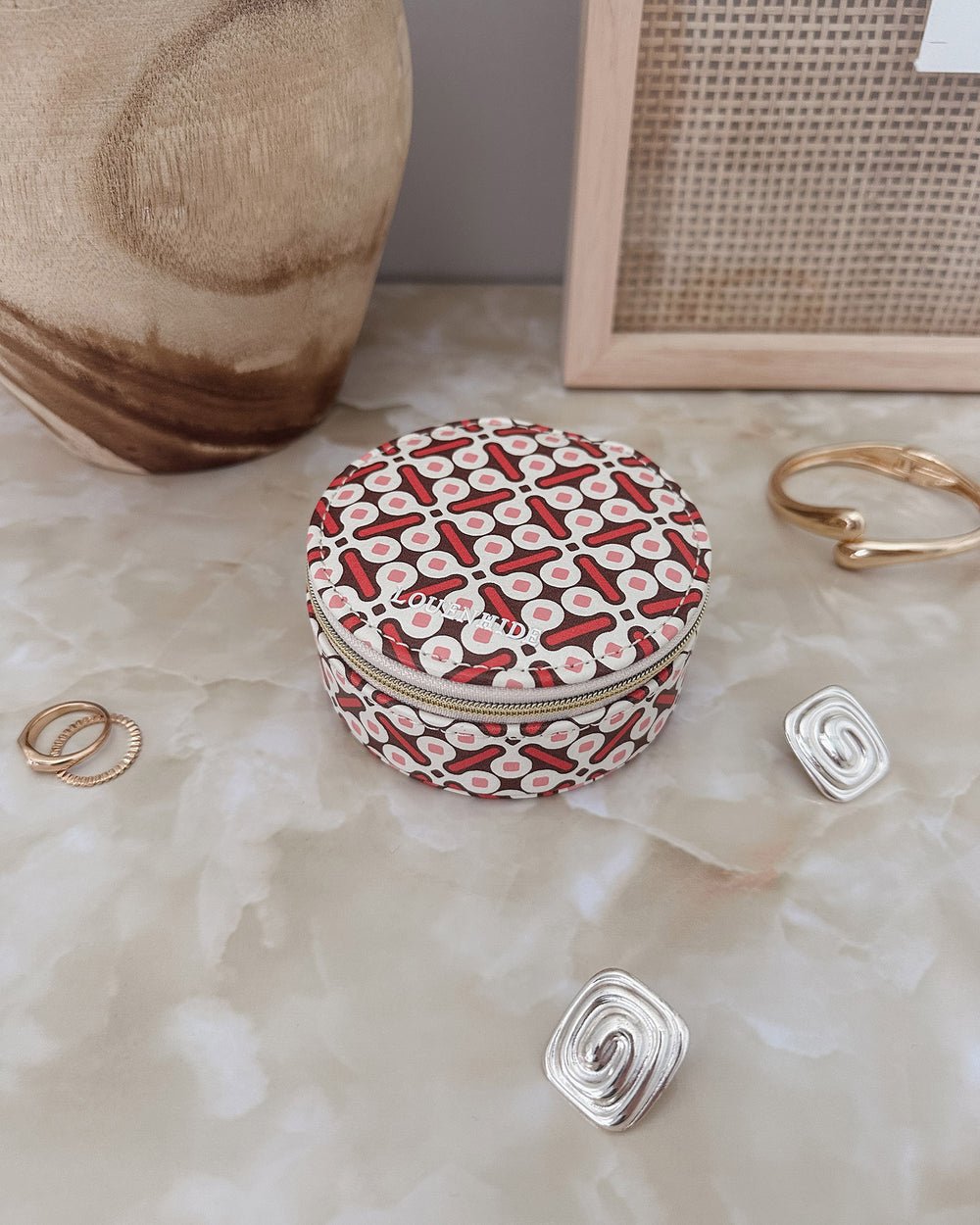 Sisco Jewellery Box Retro Pink - Pure Apotheca