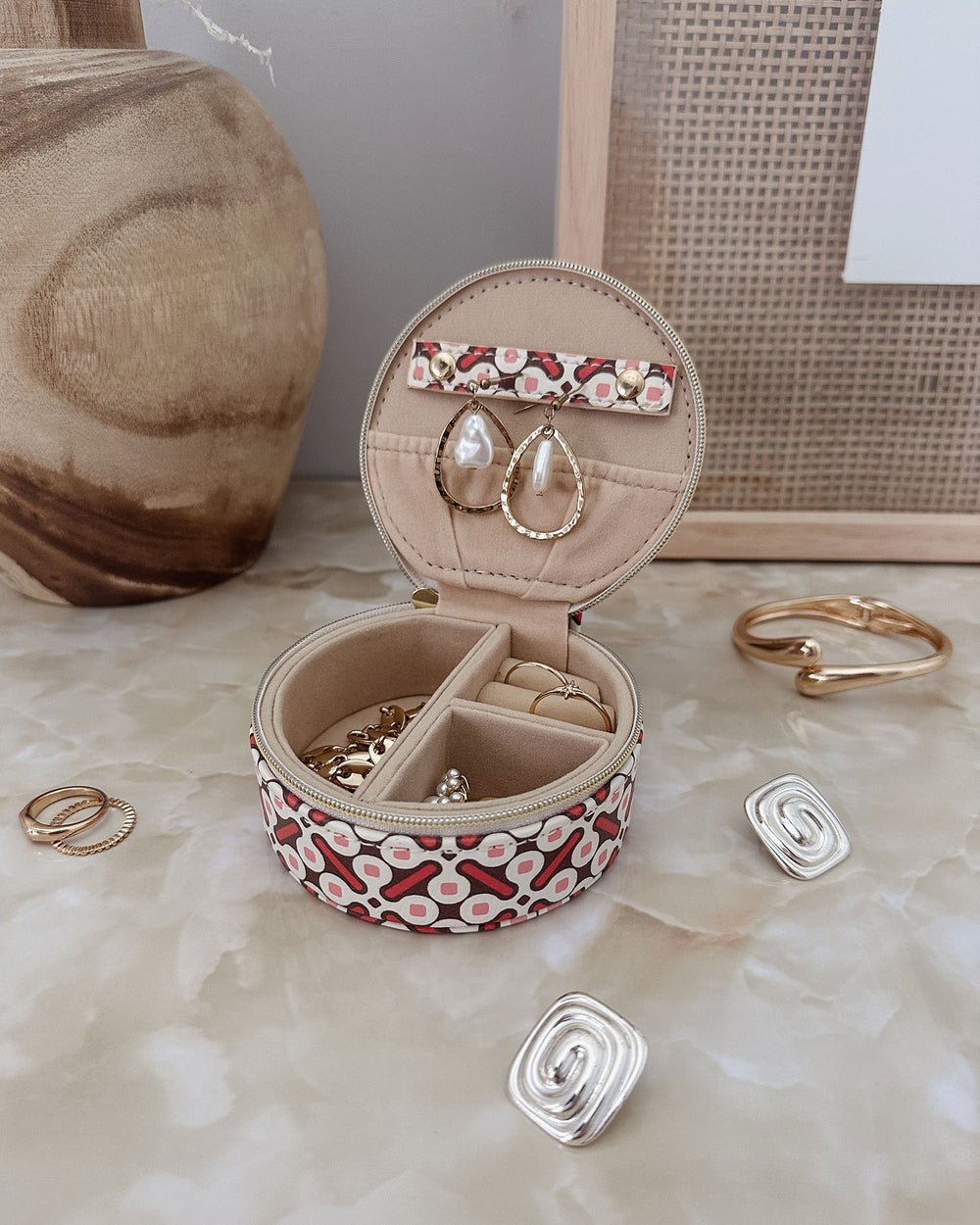 Sisco Jewellery Box Retro Pink - Pure Apotheca