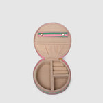 Sisco Stripe Jewellery Box Green/Bubblegum Pink - Pure Apotheca