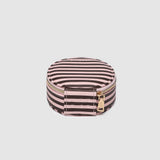 Sisco Stripe Jewellery Box Pink/Chocolate - Pure Apotheca