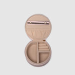 Sisco Stripe Jewellery Box Pink/Chocolate - Pure Apotheca