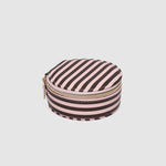Sisco Stripe Jewellery Box Pink/Chocolate - Pure Apotheca