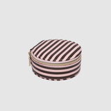 Sisco Stripe Jewellery Box Pink/Chocolate - Pure Apotheca