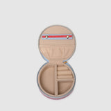 Sisco Stripe Jewellery Box Red/Sky Blue - Pure Apotheca