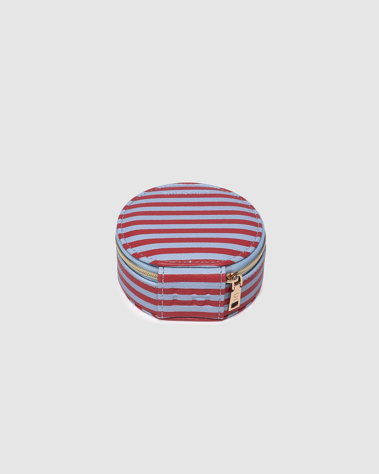 Sisco Stripe Jewellery Box Red/Sky Blue - Pure Apotheca