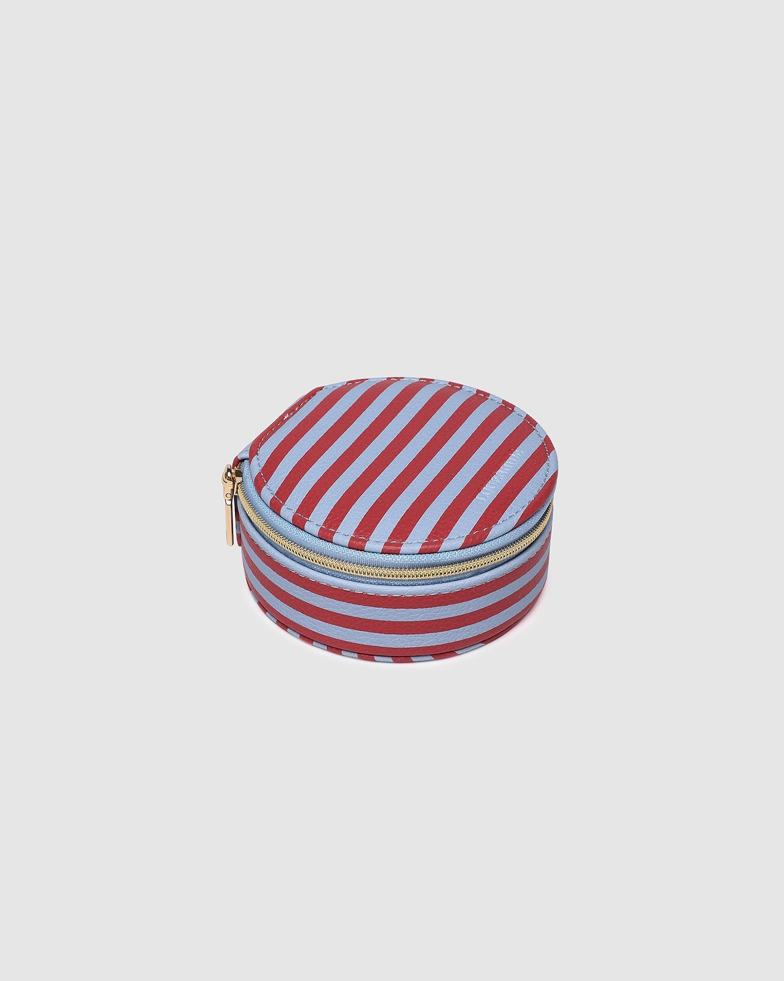Sisco Stripe Jewellery Box Red/Sky Blue - Pure Apotheca