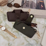 Skittle Sunglasses Case Olive - Pure Apotheca