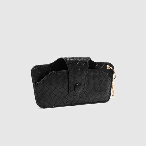 Skittle Sunglasses Case Woven Black - Pure Apotheca