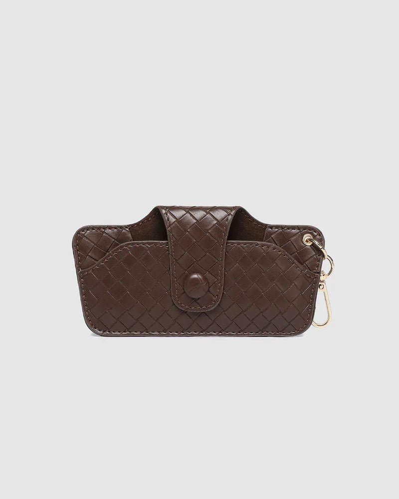 Skittle Sunglasses Case Woven Chocolate - Pure Apotheca