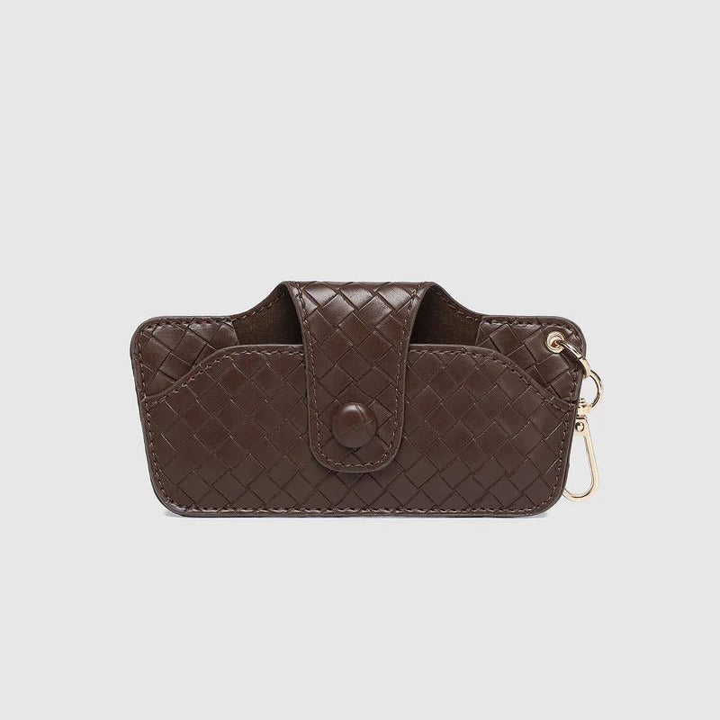 Skittle Sunglasses Case Woven Chocolate - Pure Apotheca