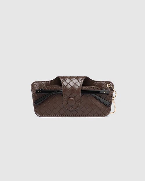 Skittle Sunglasses Case Woven Chocolate - Pure Apotheca