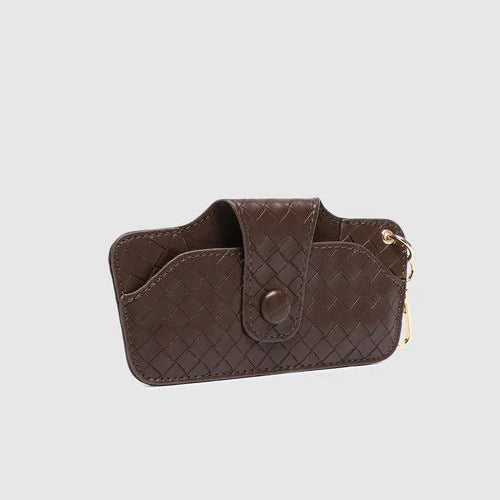 Skittle Sunglasses Case Woven Chocolate - Pure Apotheca