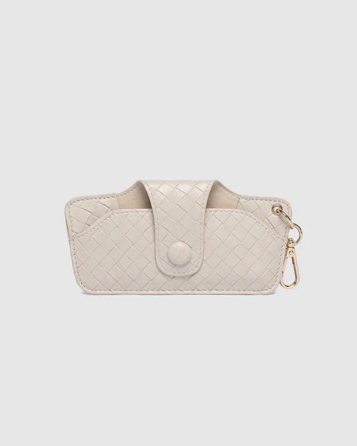 Skittle Sunglasses Case Woven Vanilla - Pure Apotheca