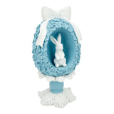 Skye Blue Bunny in Floral Egg 27cm - Pure Apotheca