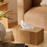 SKYLAR OAK TISSUE BOX HOLDER - Pure Apotheca