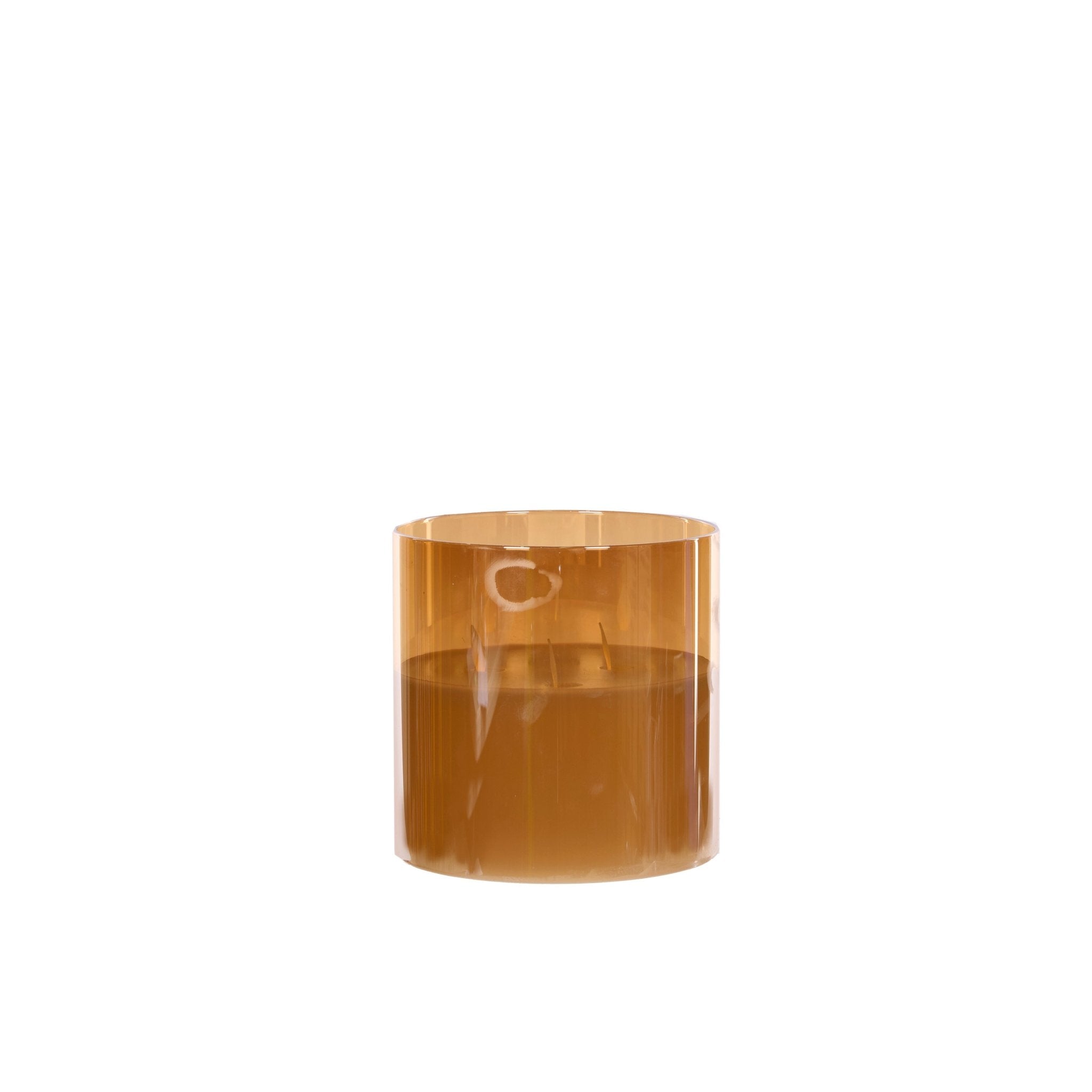 SMALL AMBER TRI-FLAME CANDLE - Pure Apotheca