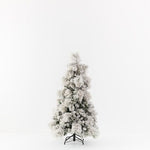 Snow Flocked Aspen Pine Tree 5ft/153cm - Pure Apotheca