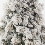 Snow Flocked Aspen Pine Tree 7.5ft/229cm - Pure Apotheca