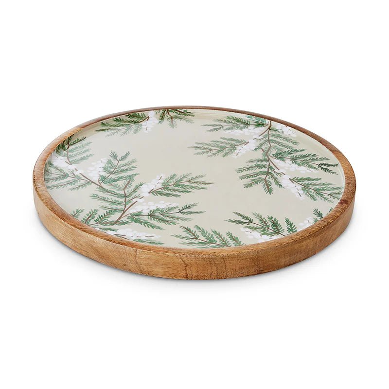 SNOWBERRY ROUND PLATTER 35X2.5CM - Pure Apotheca