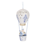 SNOWY BLUE SANTA IN HOT AIR BALLOON - Pure Apotheca