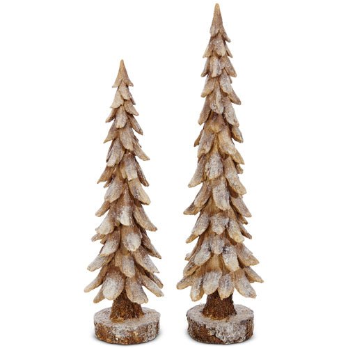 Snowy Woodland Tree Brown Set/2 - Pure Apotheca