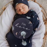 Snuggle Hunny Baby Milestone Cards 25pk Milky Way & Soft Moss - Pure Apotheca