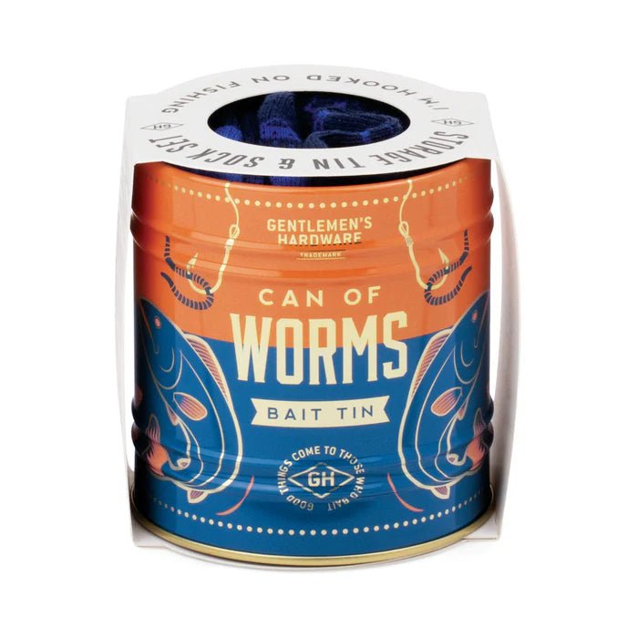 Socks in a Can - Fishing - Can of Worms - Pure Apotheca