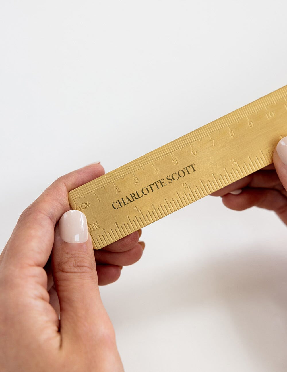 Solid Brass Ruler 30cm - Pure Apotheca