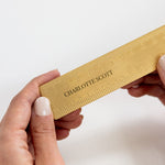 Solid Brass Ruler 30cm - Pure Apotheca
