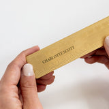 Solid Brass Ruler 30cm - Pure Apotheca
