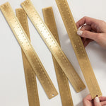 Solid Brass Ruler 30cm - Pure Apotheca