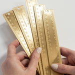 Solid Brass Ruler 30cm - Pure Apotheca