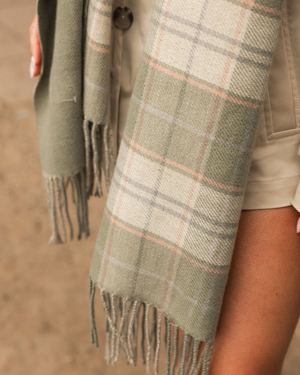 Somerset Scarf Sage Green - Pure Apotheca