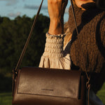 Sophia Crossbody Bag Chocolate - Pure Apotheca