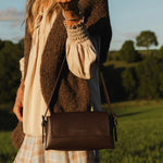 Sophia Crossbody Bag Chocolate - Pure Apotheca