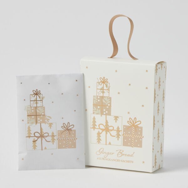 Spark Joy Scented Mini Sachets Set/4 - Gingerbread - Pure Apotheca