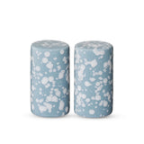 SPECKLE LIGHT BLUE/WHITE SALT & PEPPER SHAKER SET - Pure Apotheca